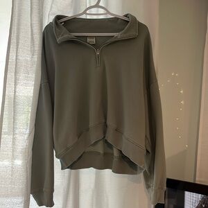 PINK/Victorias Secret Cropped Zip Up